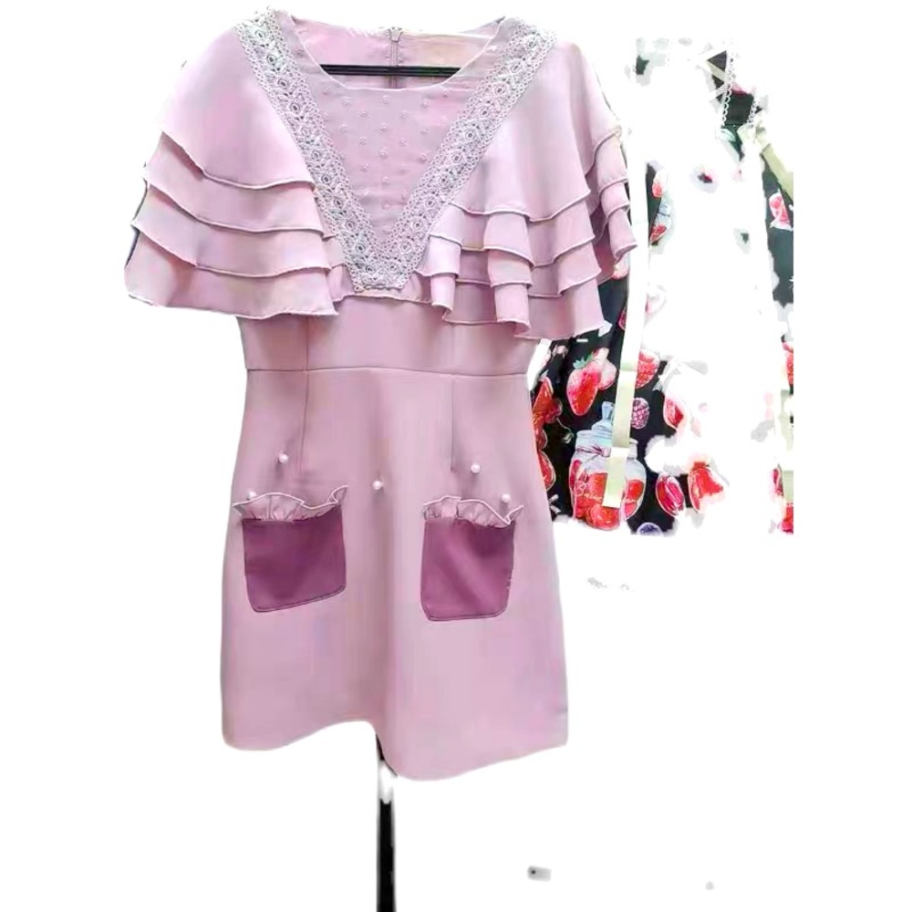 pink dress women girls summer